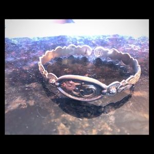 Sterling silver bracelet with gold fill